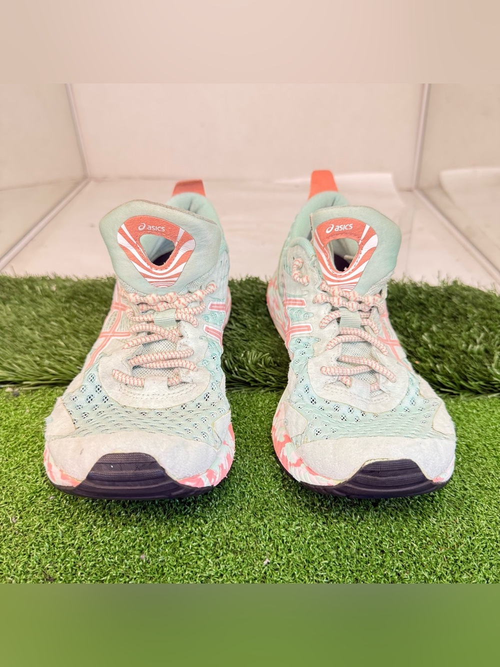 Size 7.5 - Asics Gel Noosa Tri 12 Fresh Ice Guava W - Picture 3 of 7